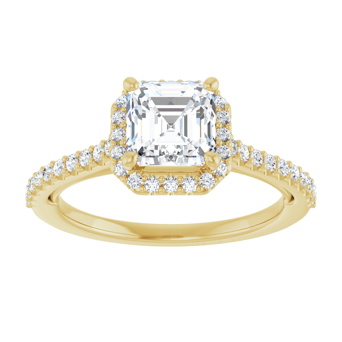 Halo-Style Engagement Ring