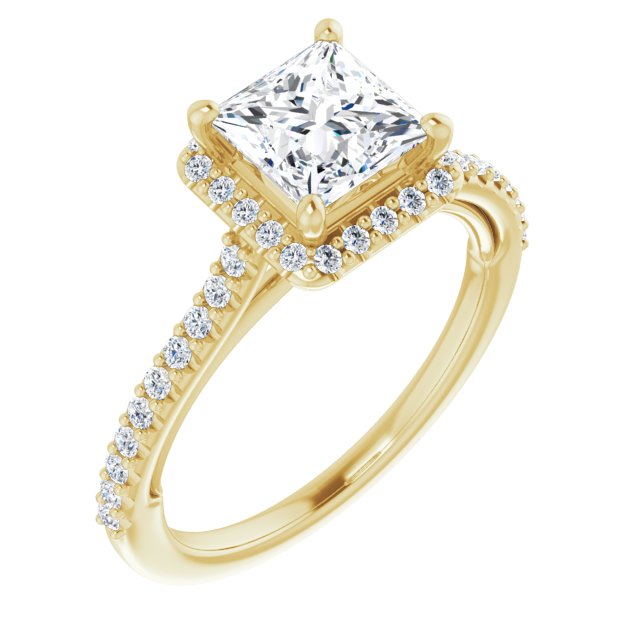 Halo-Style Engagement Ring