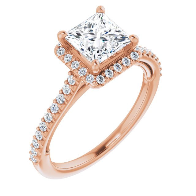 Halo-Style Engagement Ring