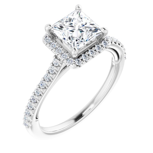 Halo-Style Engagement Ring