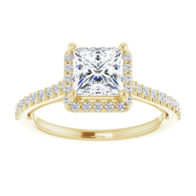 Halo-Style Engagement Ring