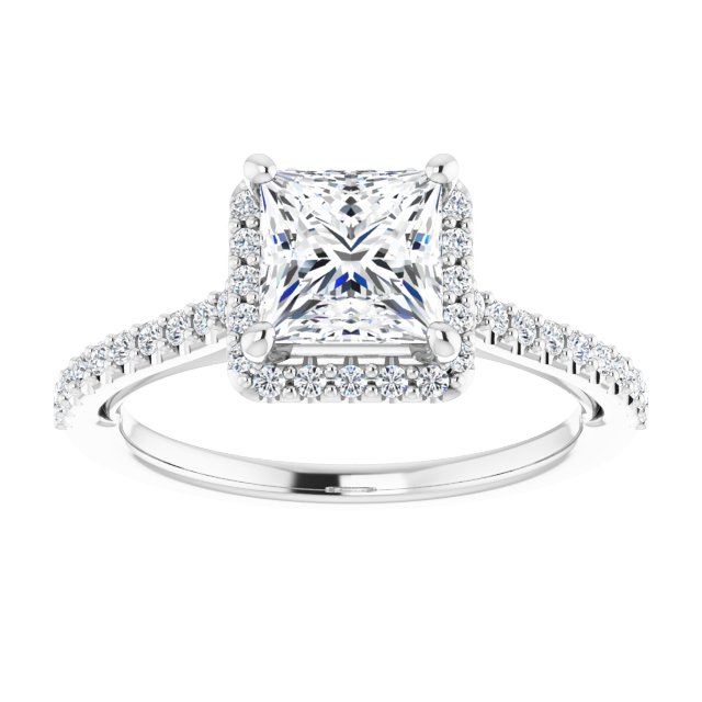 Halo-Style Engagement Ring