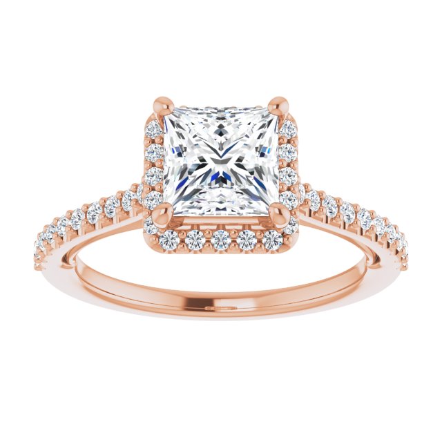 Halo-Style Engagement Ring