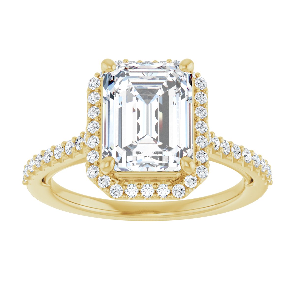 Halo-Style Engagement Ring