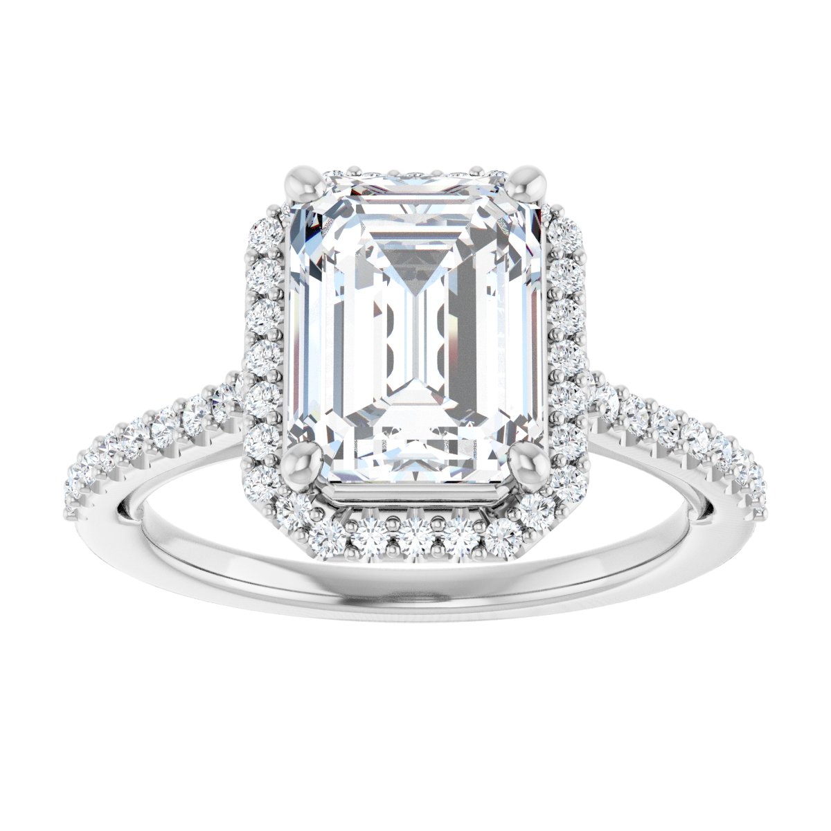 Halo-Style Engagement Ring