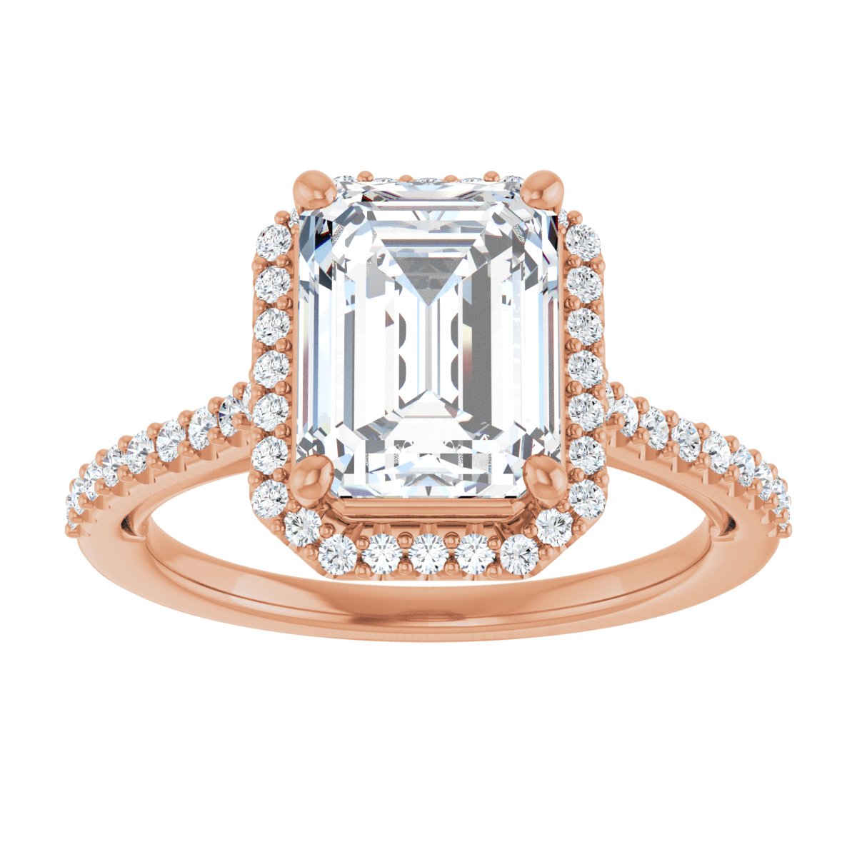 Halo-Style Engagement Ring