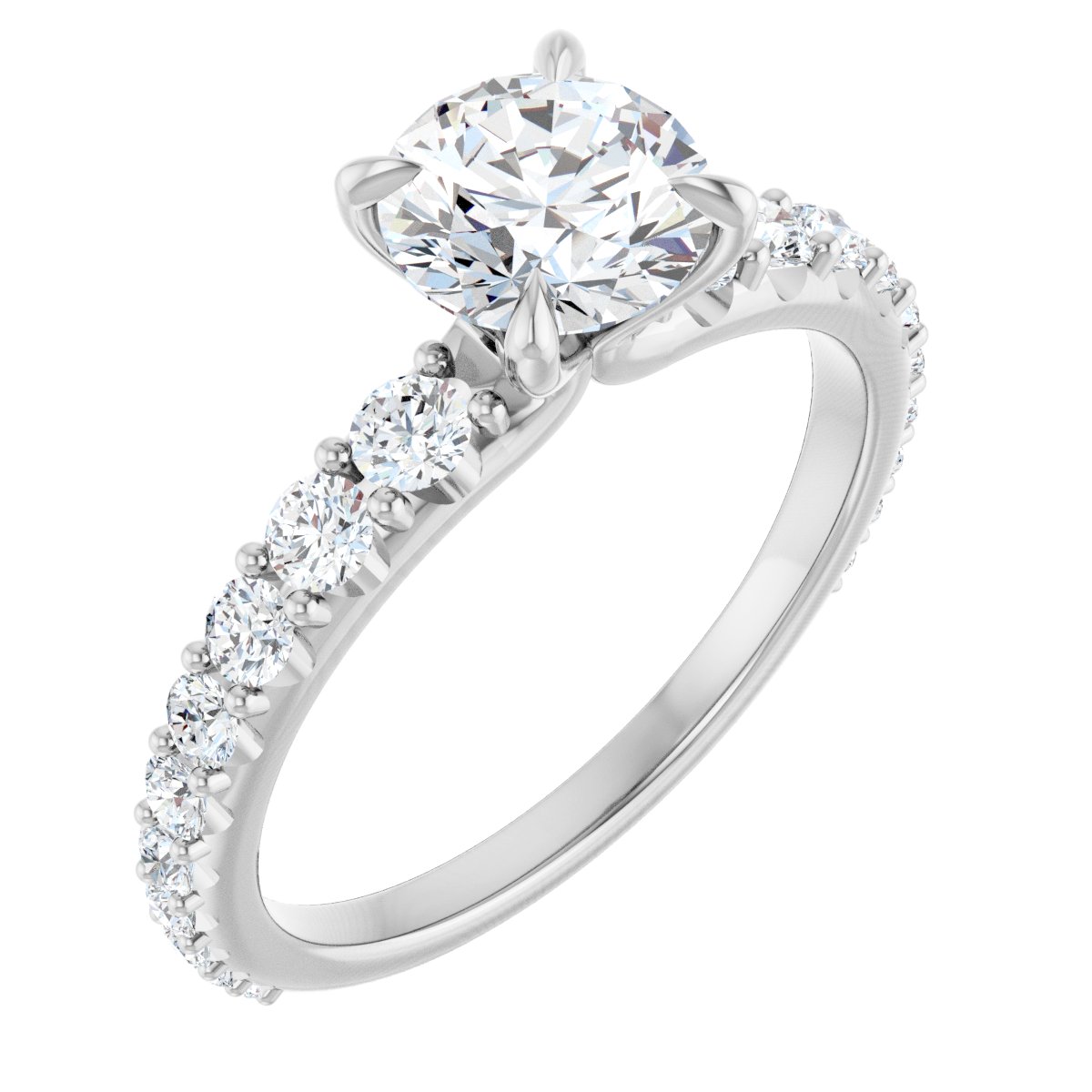 Accented Engagement Ring