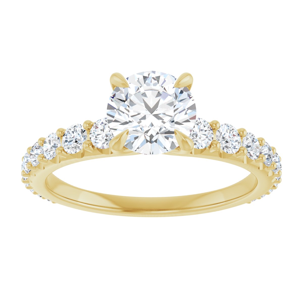 Accented Engagement Ring