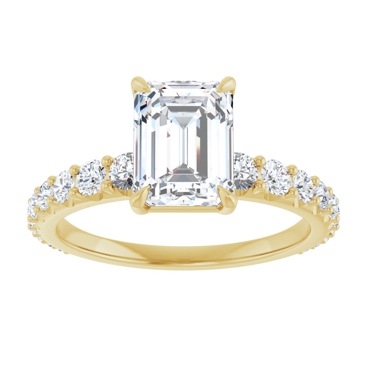 Accented Engagement Ring