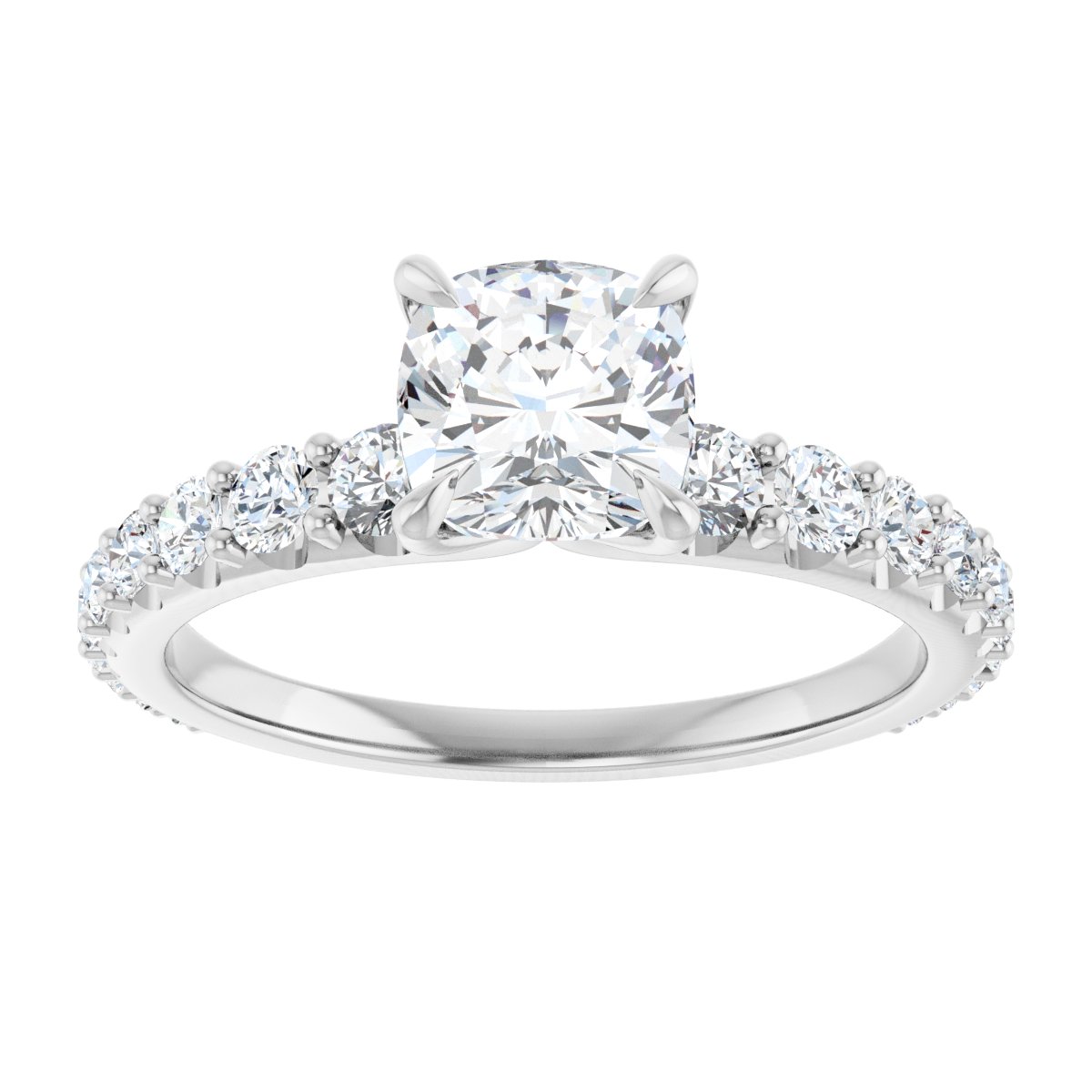 Accented Engagement Ring