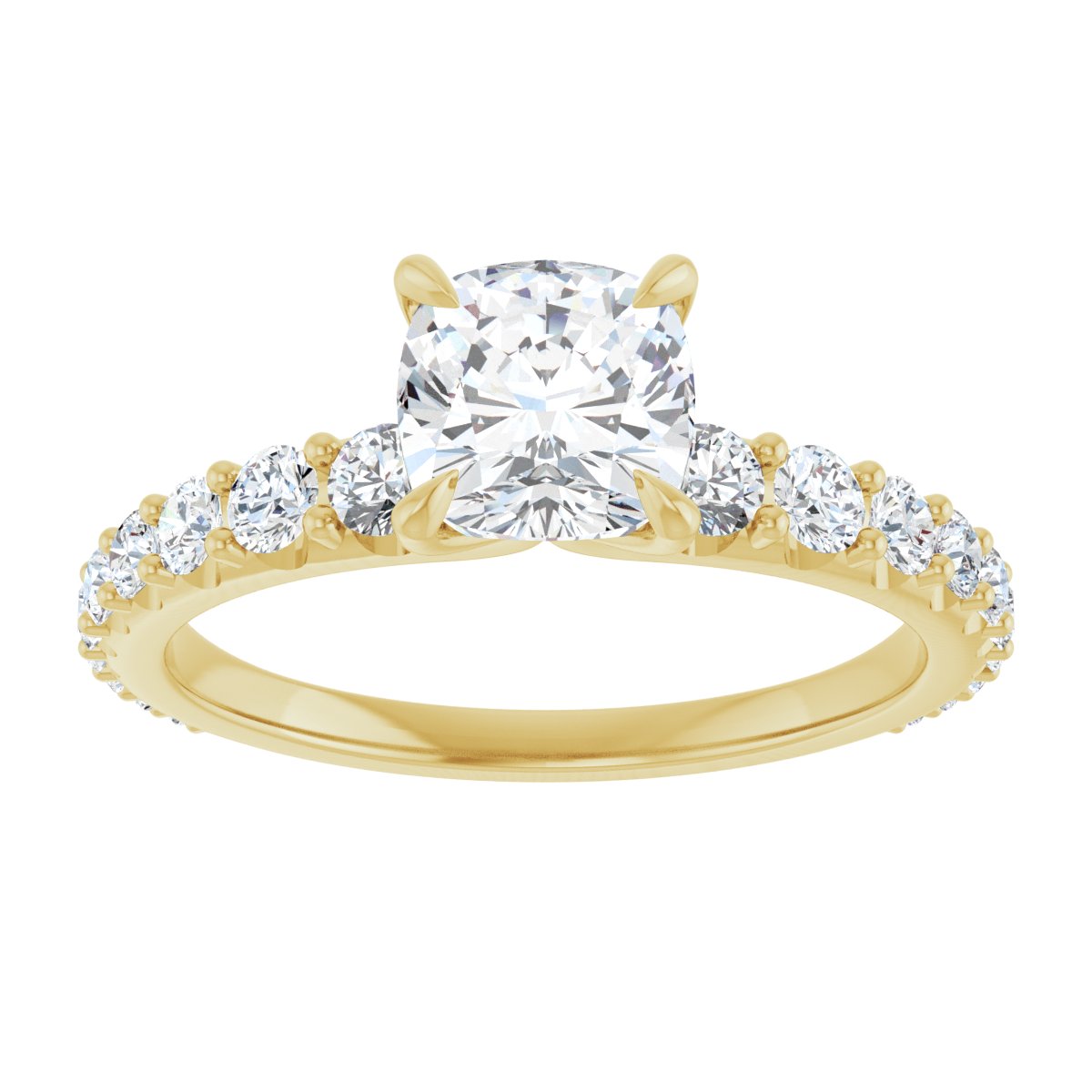 Accented Engagement Ring