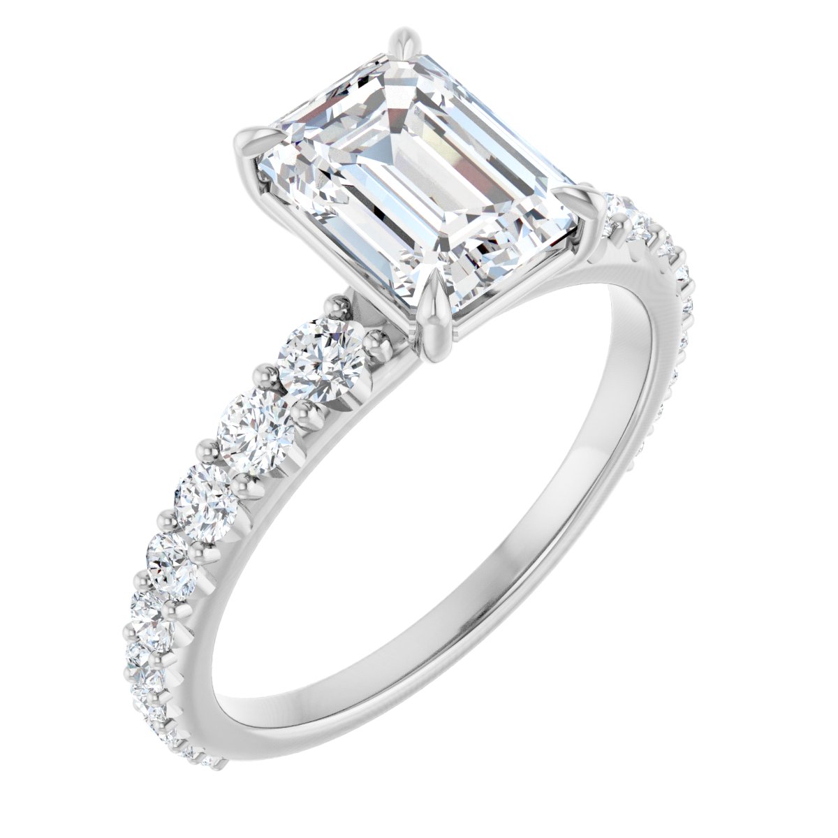 Accented Engagement Ring