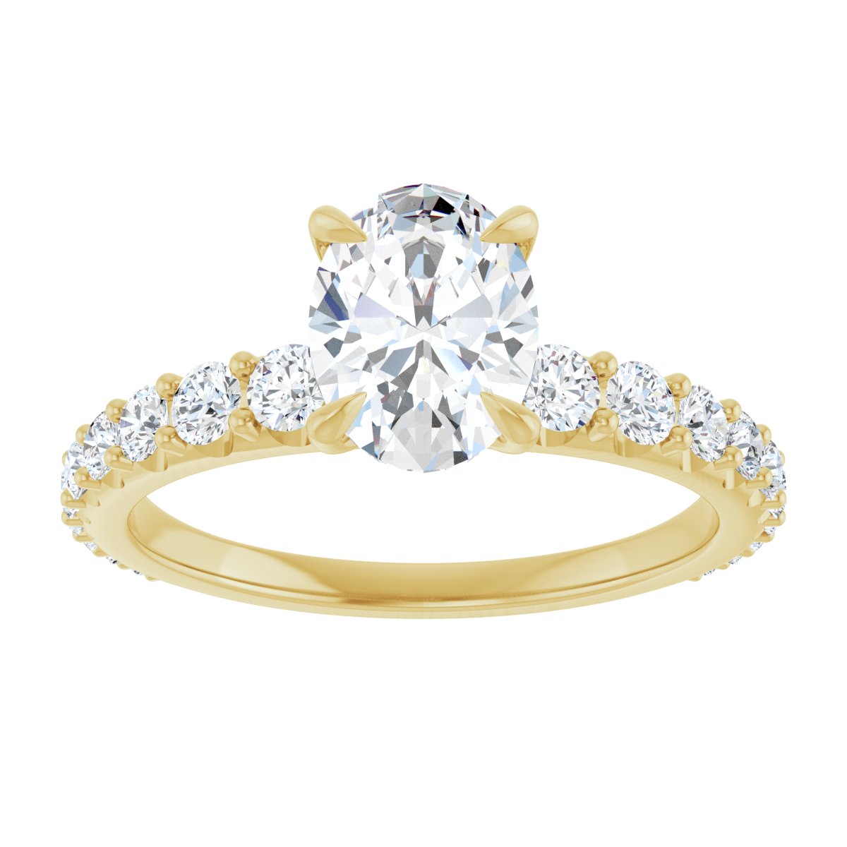 Accented Engagement Ring