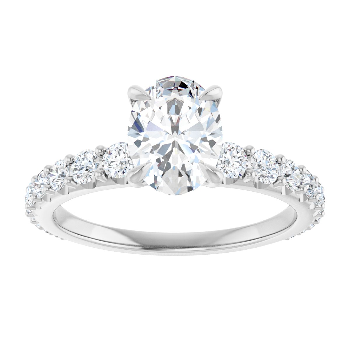 Accented Engagement Ring