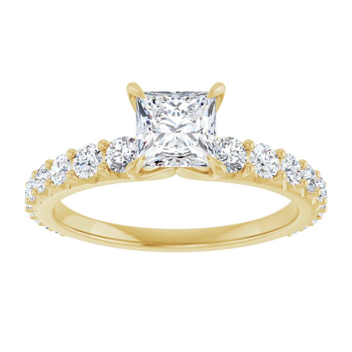 Accented Engagement Ring