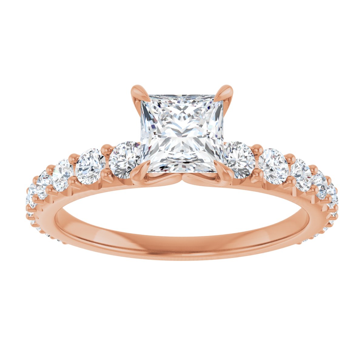 Accented Engagement Ring