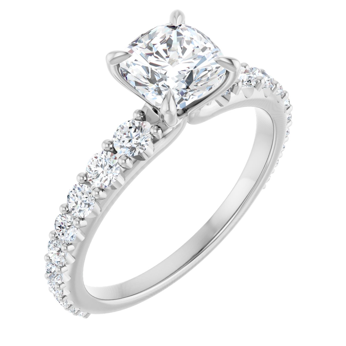 Accented Engagement Ring