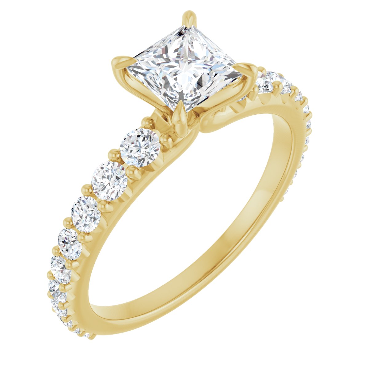 Accented Engagement Ring