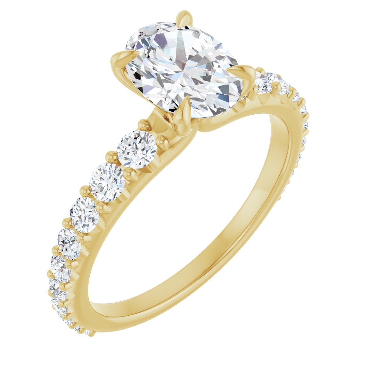 Accented Engagement Ring