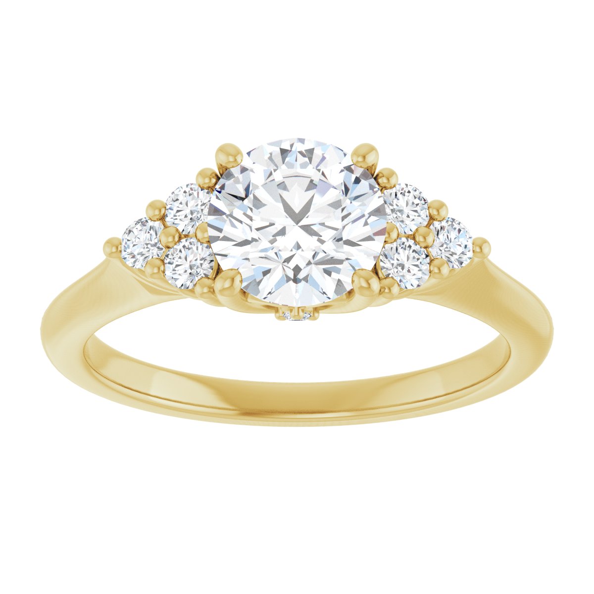 Accented Engagement Ring