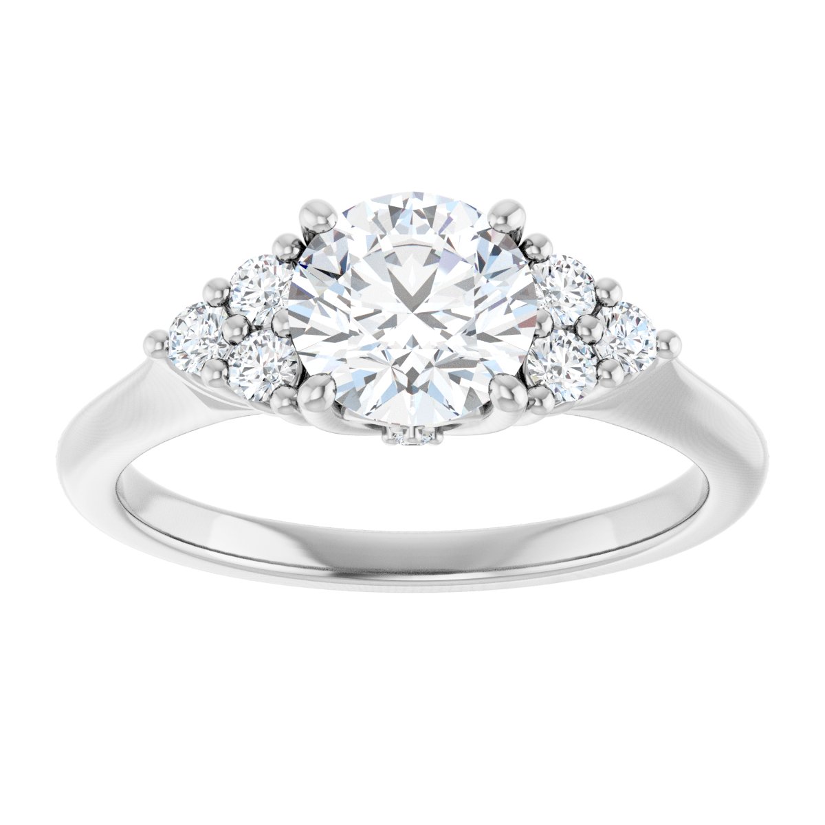 Accented Engagement Ring