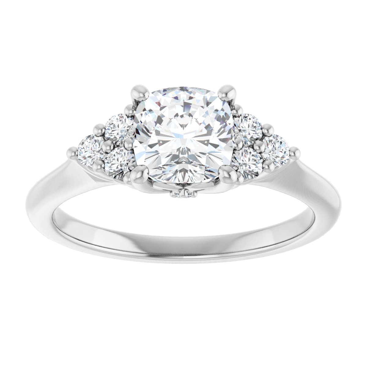 Accented Engagement Ring