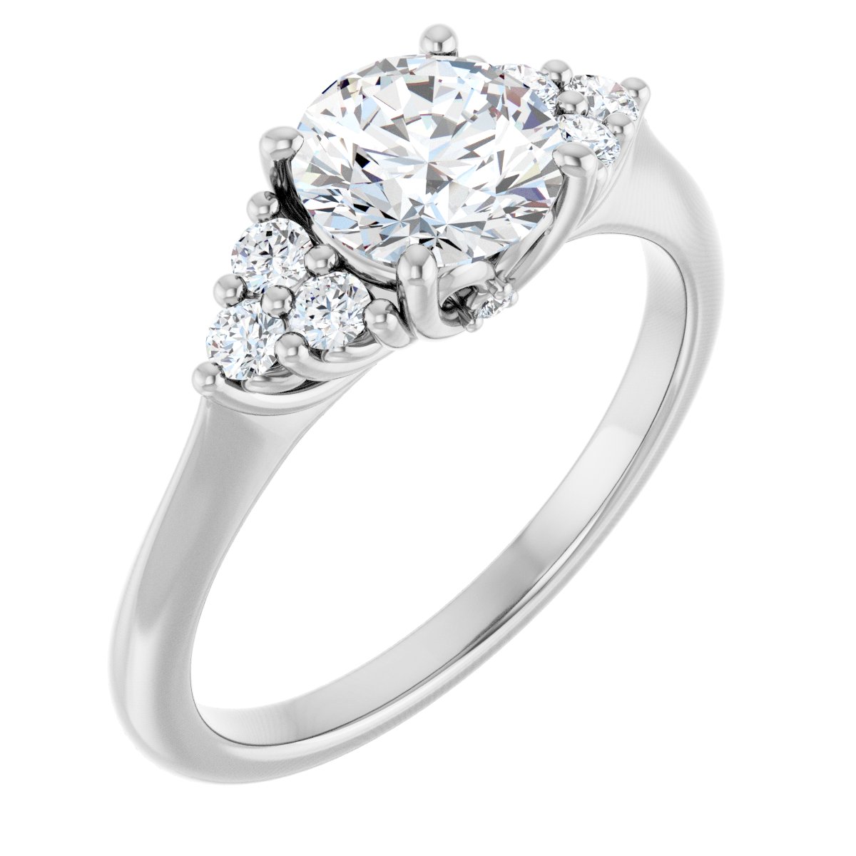 Accented Engagement Ring