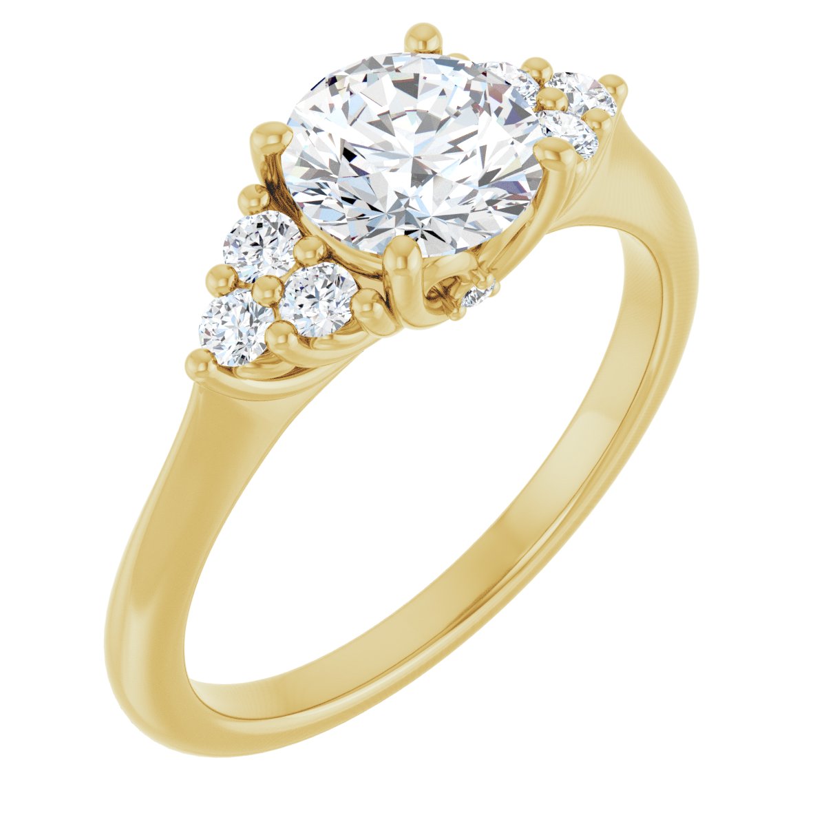 Accented Engagement Ring