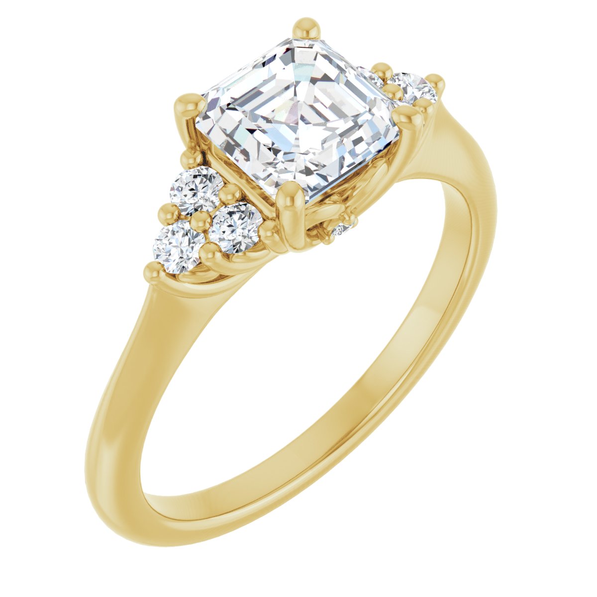 Accented Engagement Ring