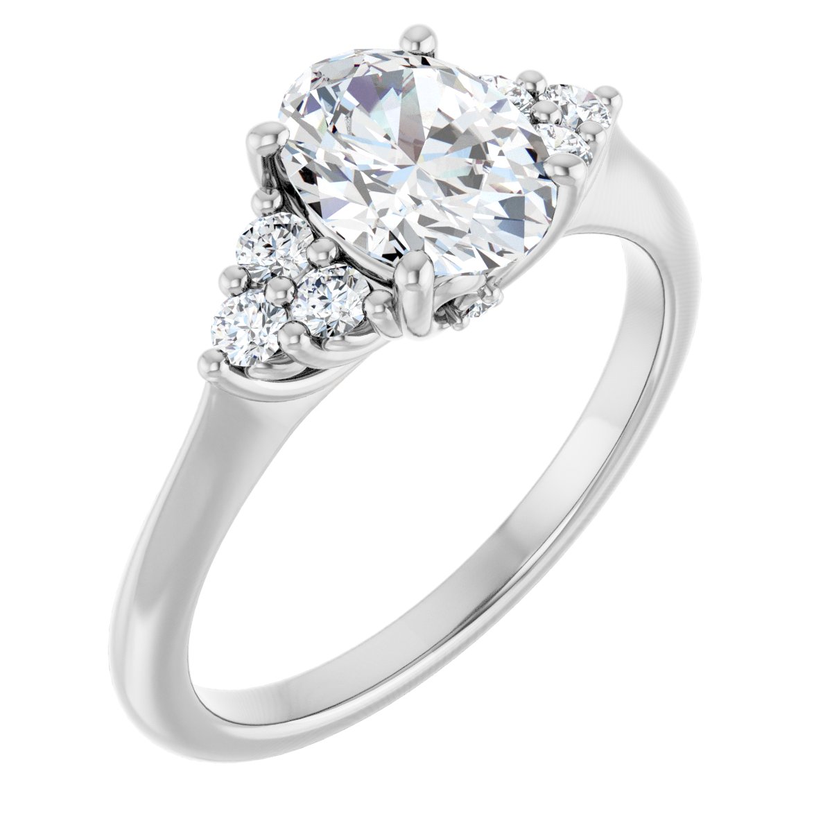 Accented Engagement Ring