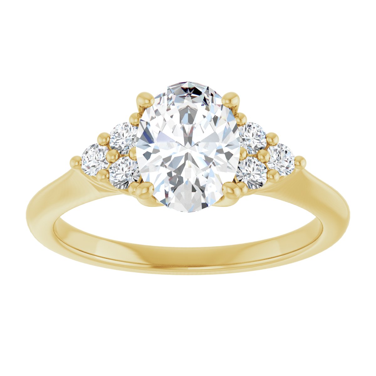 Accented Engagement Ring