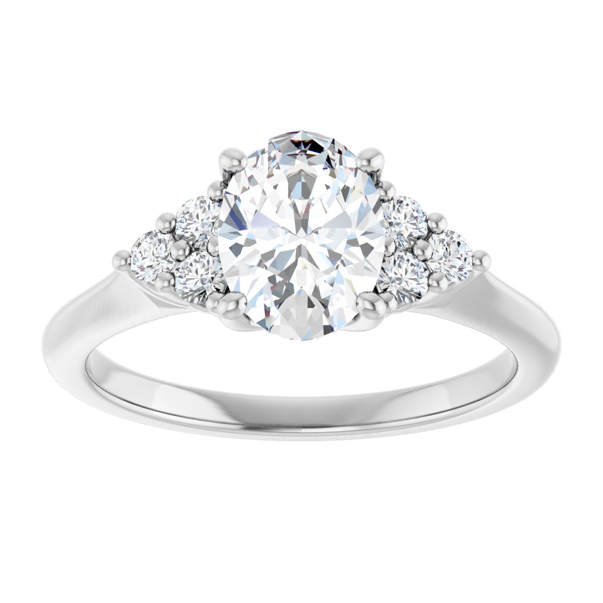 Accented Engagement Ring