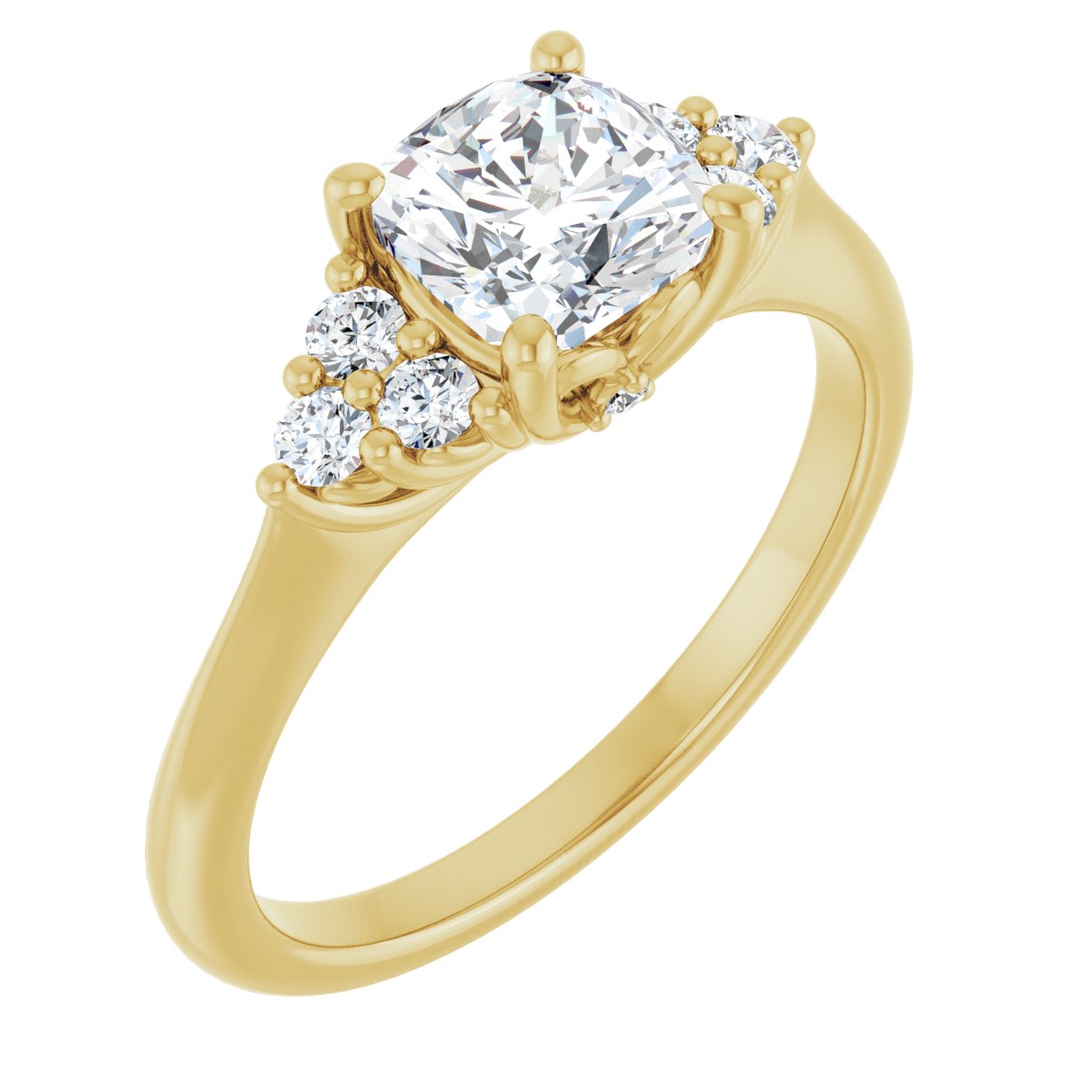 Accented Engagement Ring