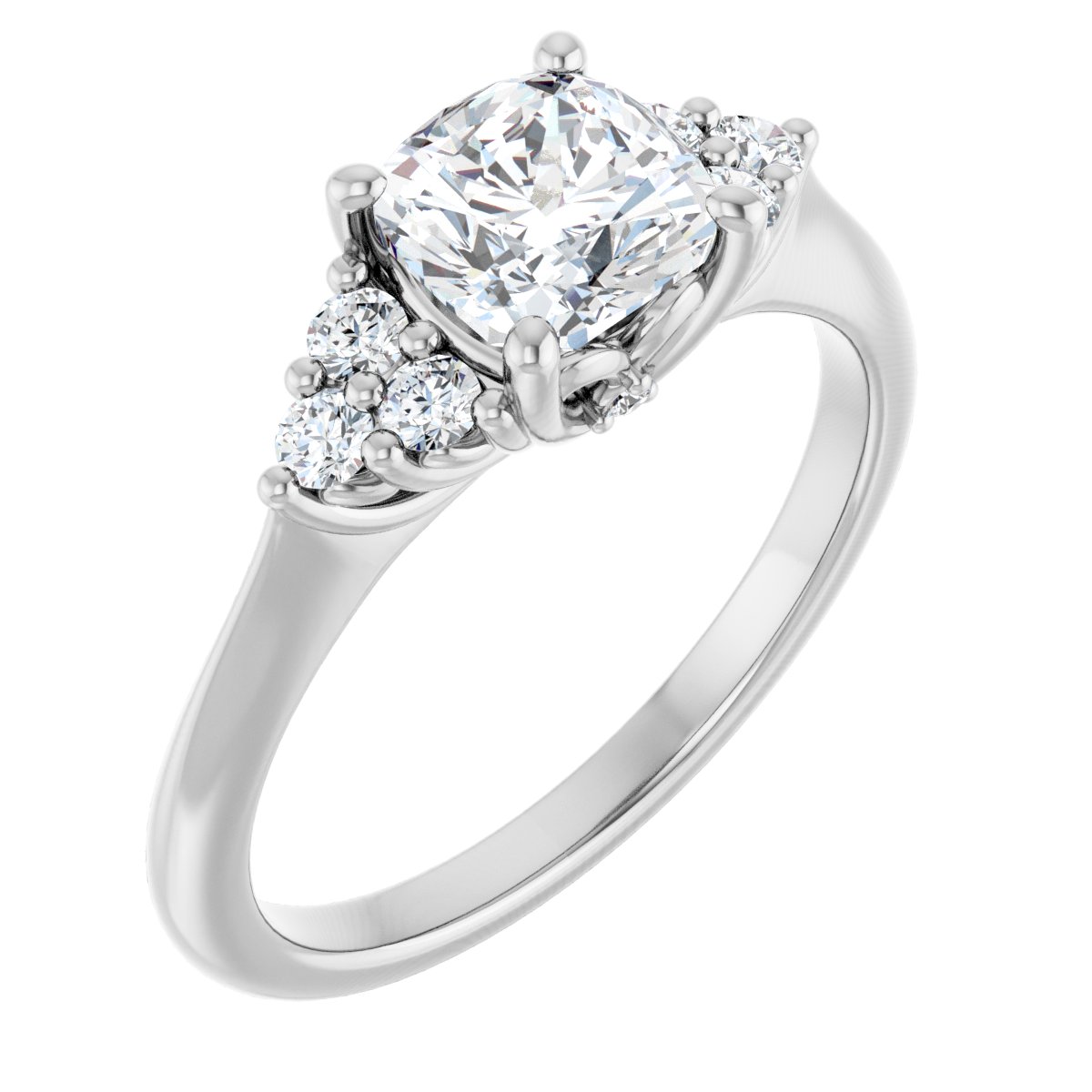 Accented Engagement Ring