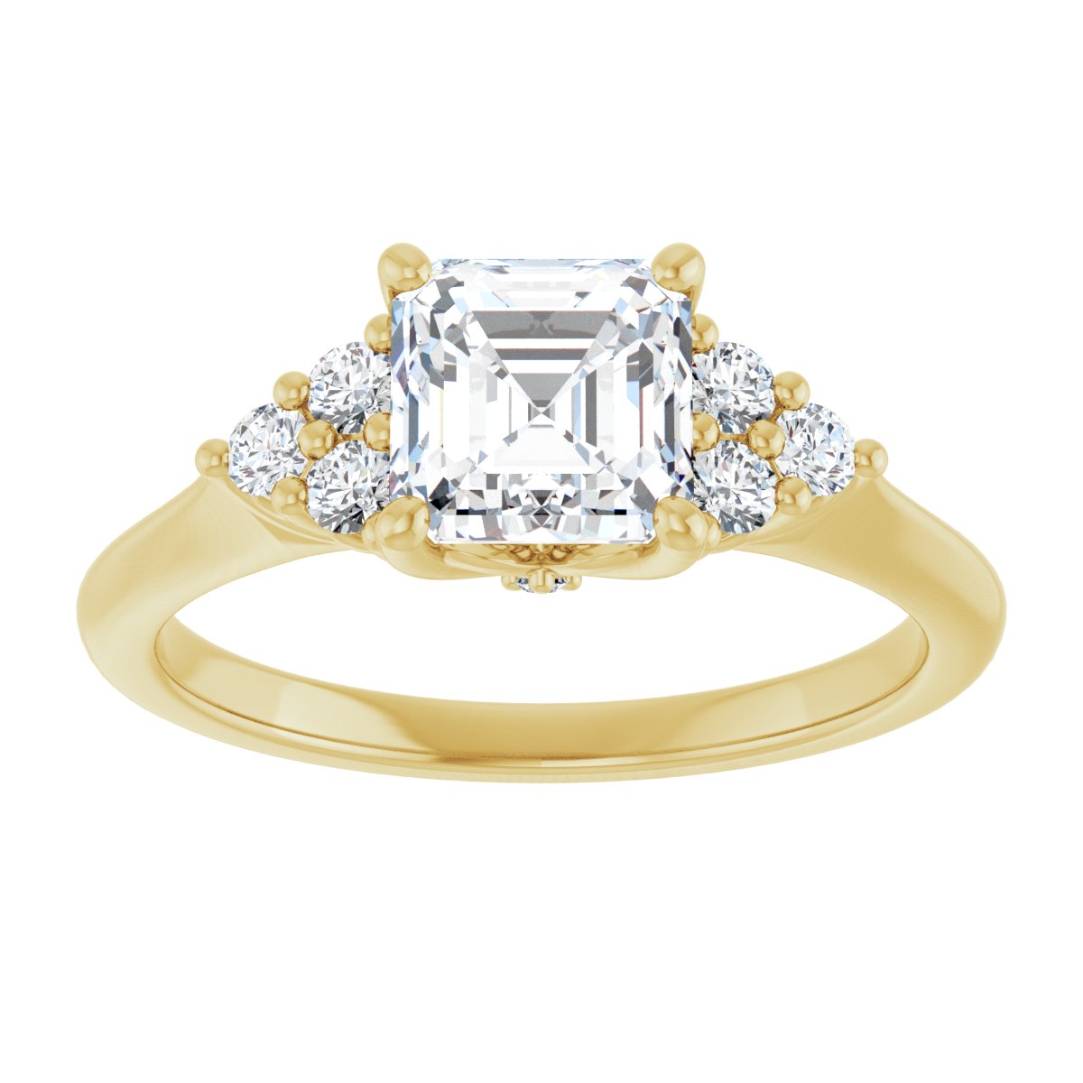 Accented Engagement Ring