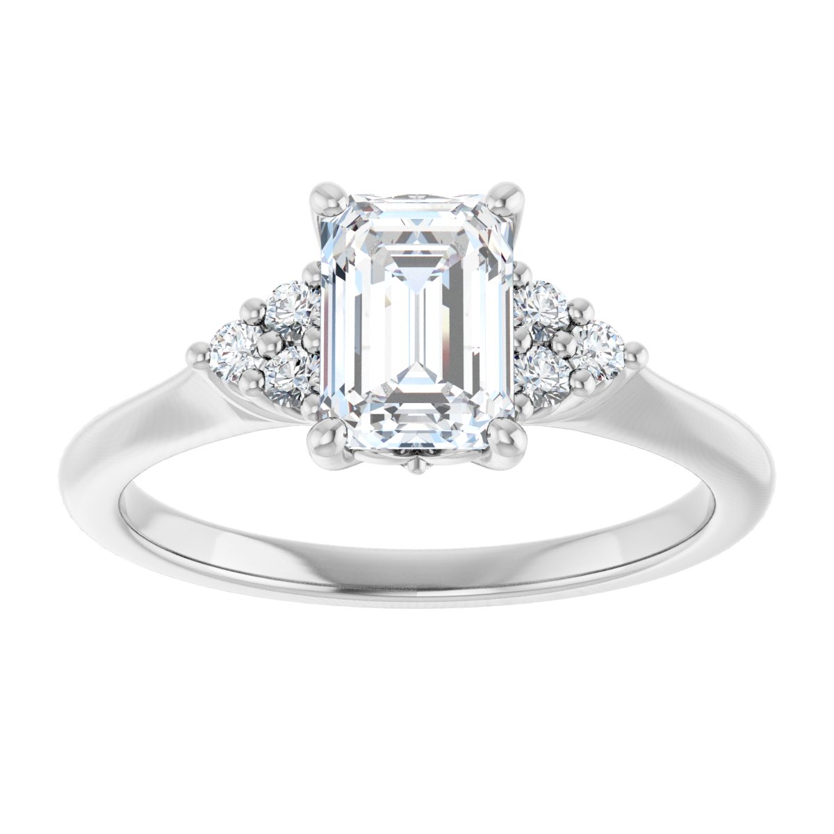Accented Engagement Ring