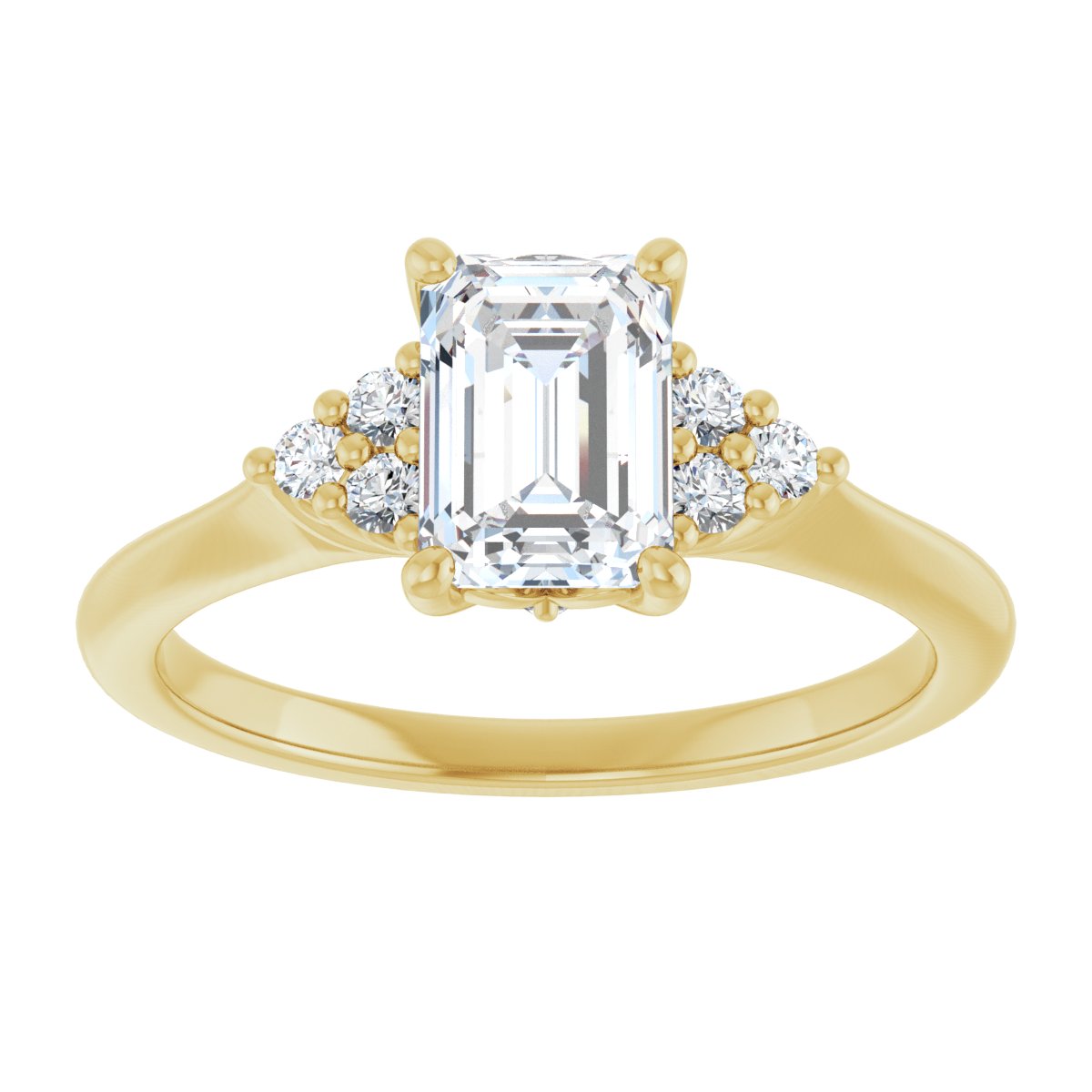 Accented Engagement Ring
