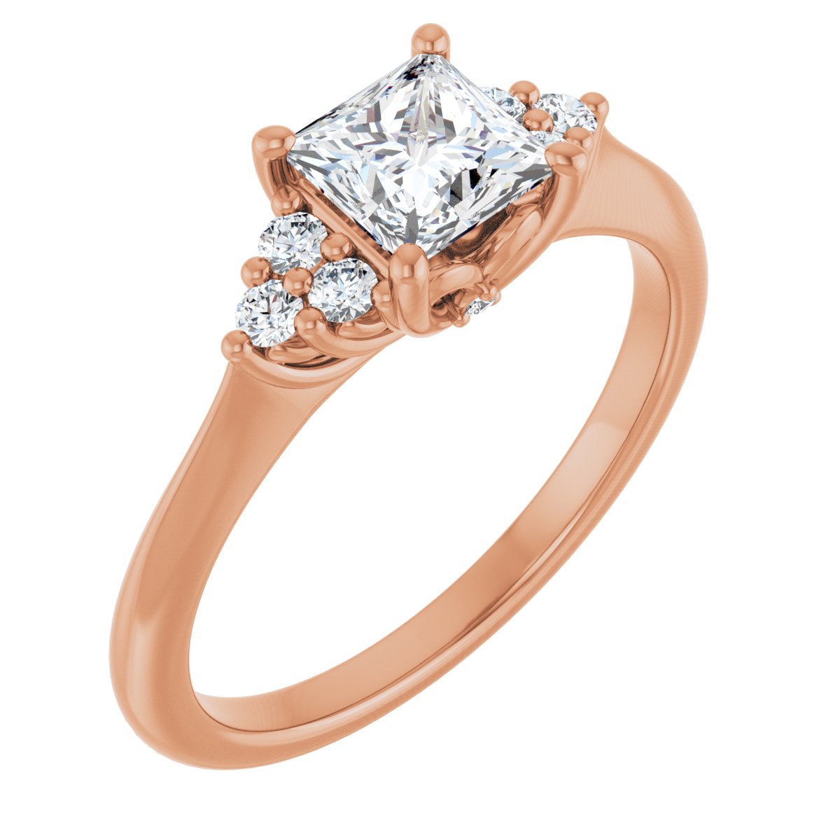 Accented Engagement Ring