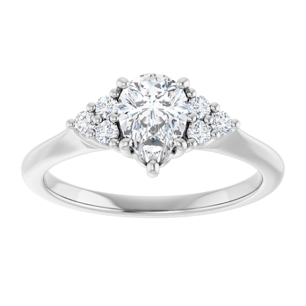Accented Engagement Ring