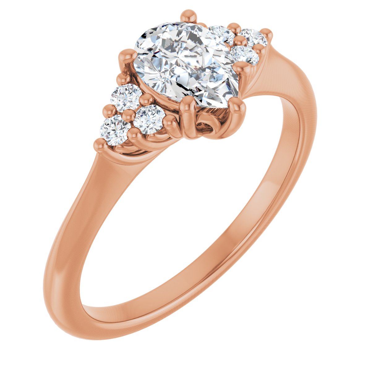 Accented Engagement Ring