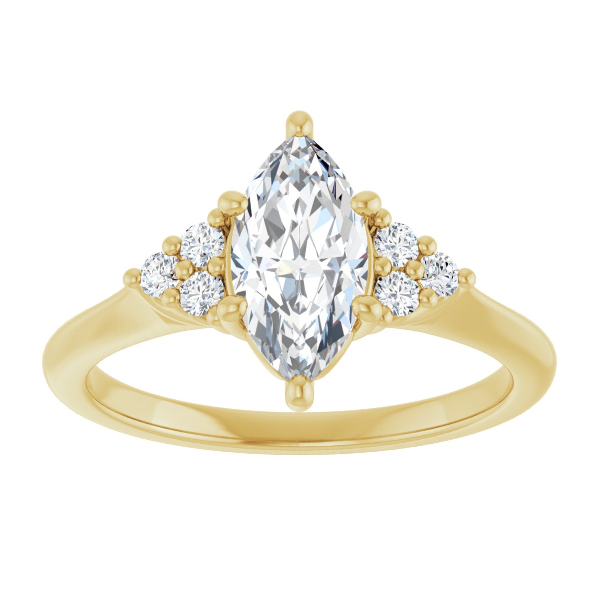 Accented Engagement Ring