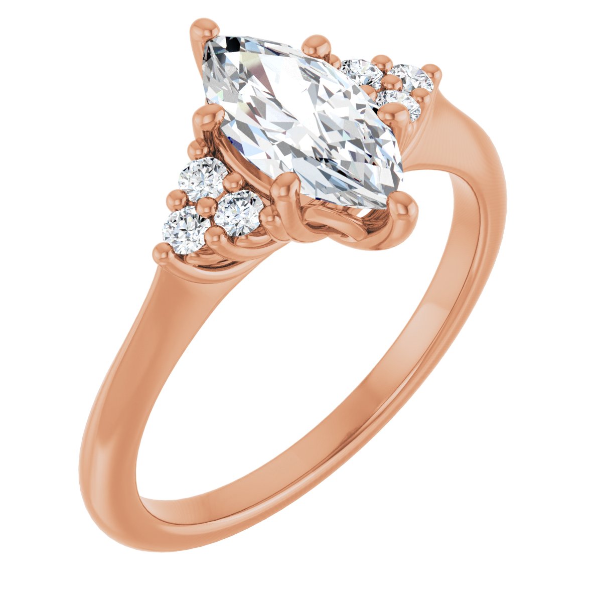 Accented Engagement Ring