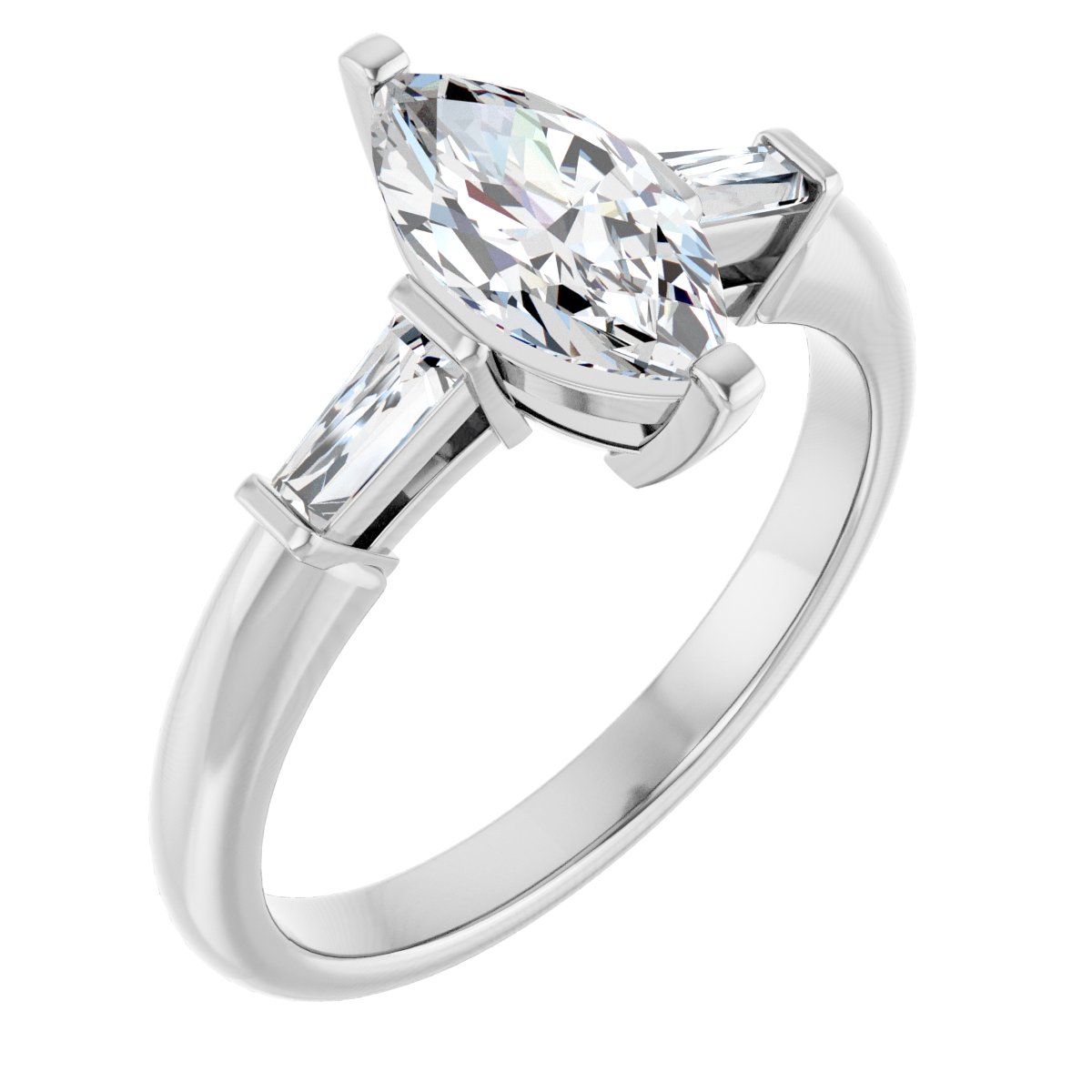 Three-Stone Engagement Ring