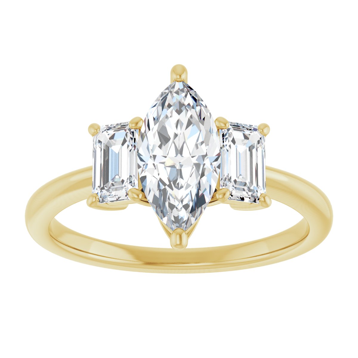 Three-Stone Engagement Ring
