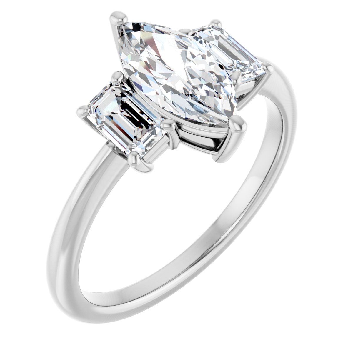 Three-Stone Engagement Ring