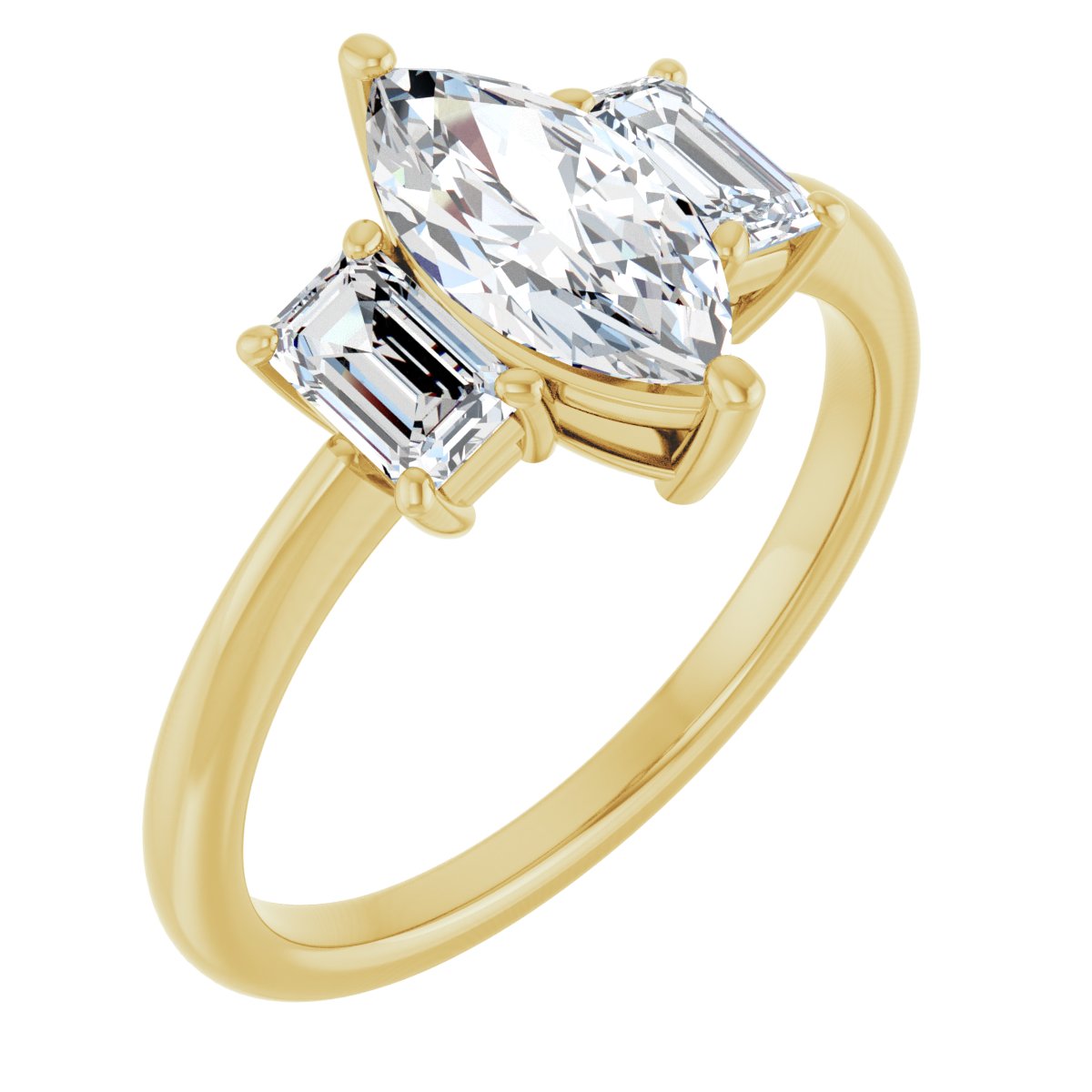 Three-Stone Engagement Ring