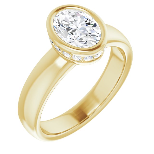 Bezel-Set Engagement Ring