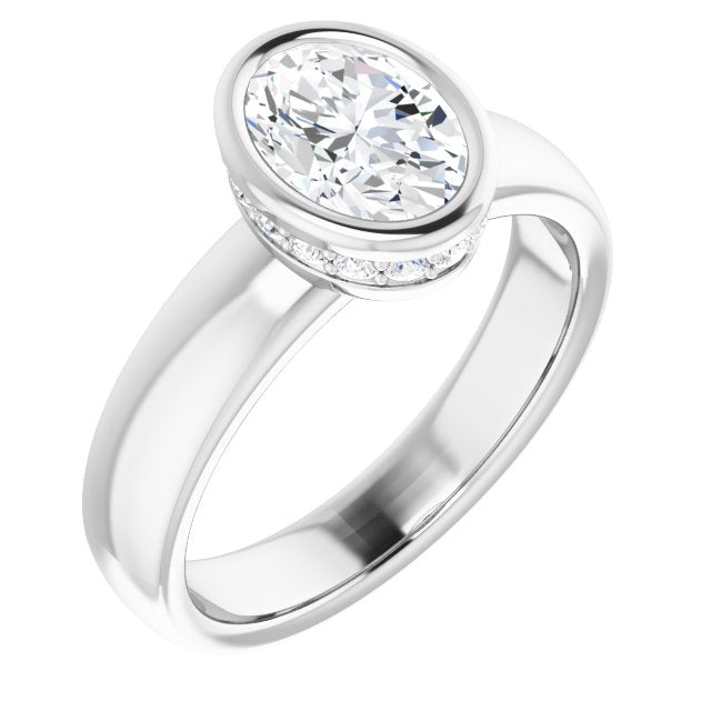 Bezel-Set Engagement Ring