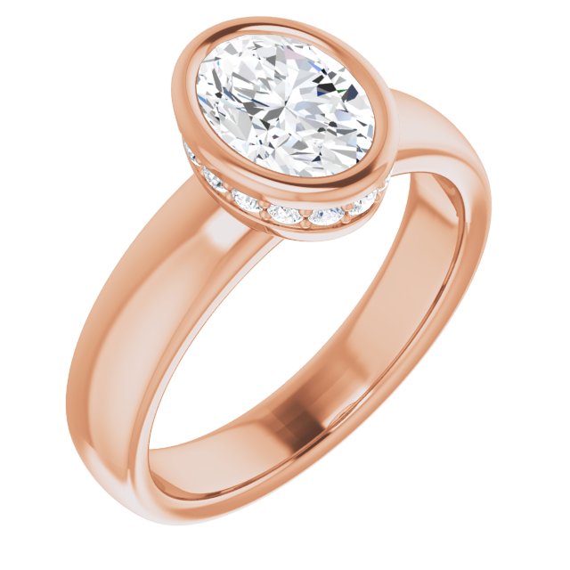 Bezel-Set Engagement Ring