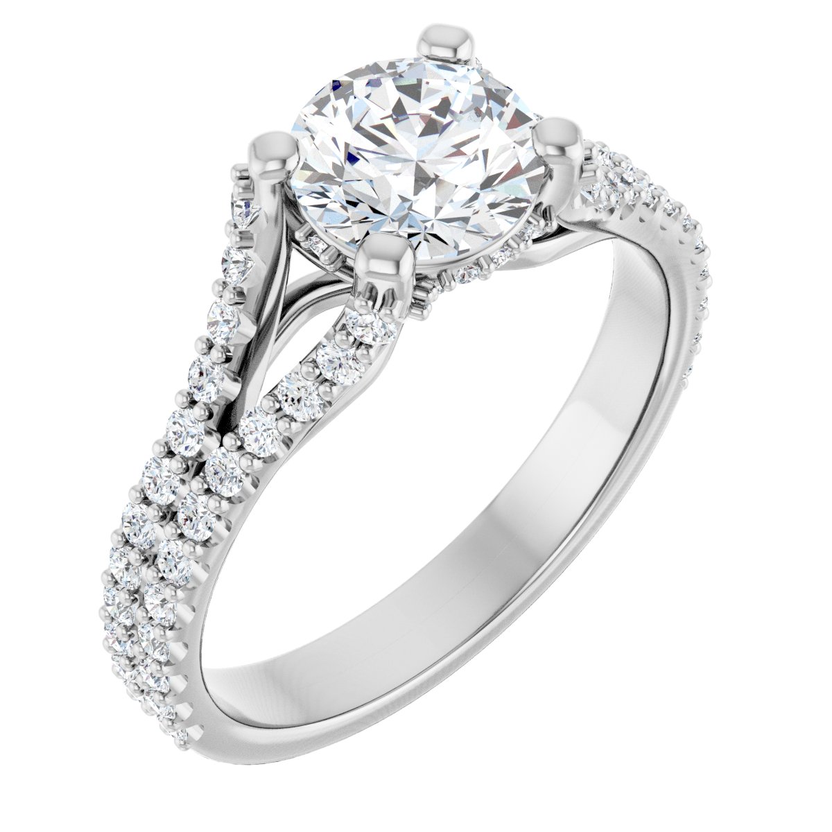 Cathedral Engagement Ring